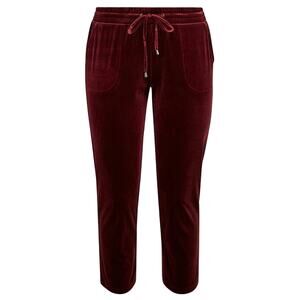 NWT Torrid Pull-On Relaxed Taper Velvet High-Rise Pant in Zinfandel, 3